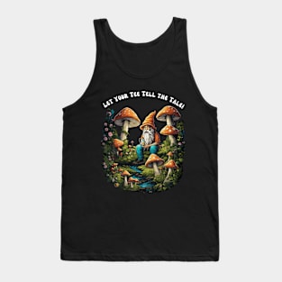Let Your Tee Tell the Tale Mushroom Tank Top